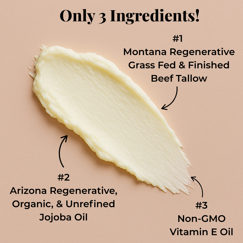 Whipped Tallow Cream - Handmade in Montana