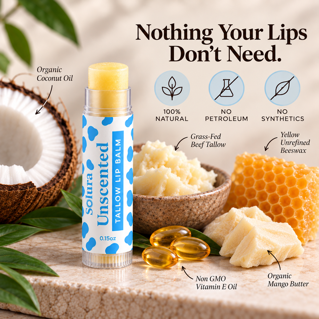 [Pre-Order] Hydrating Tallow Lip Balm - 5 Scent Variety Pack