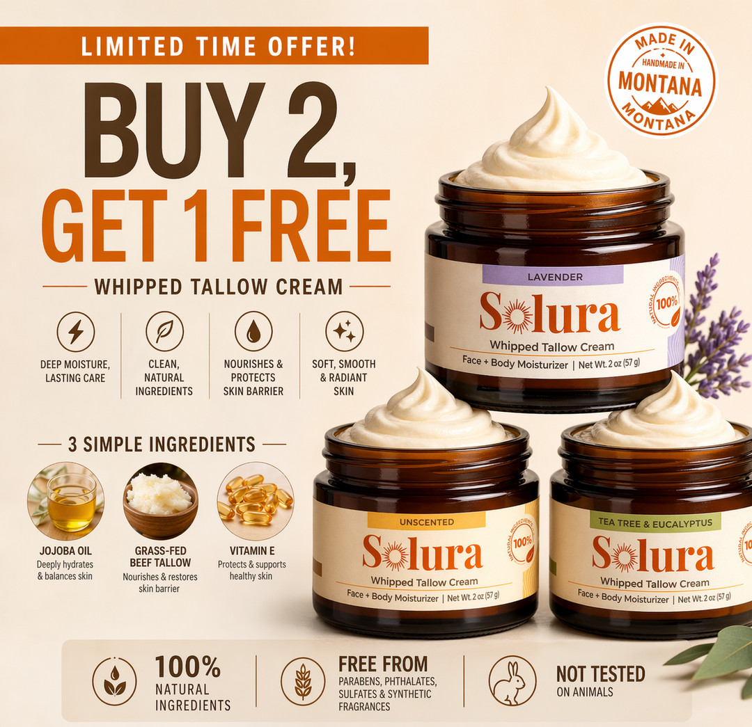 Solura Premium Tallow - Handmade in Montana